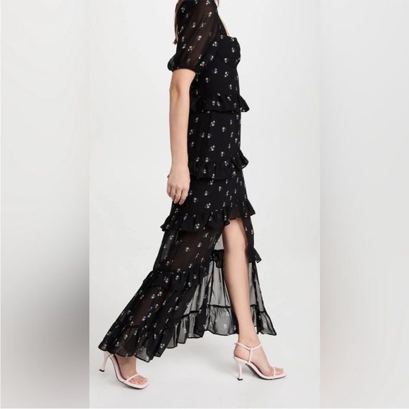 Wayf Black Floral Maxi Dress - Picture 4 of 5